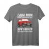 Lada Niva 4x4 Offroad Geländewagen Russland UdSSR T-Shirt – Für Automobilfans, Offroad-Enthusiasten und Lada Niva Liebhaber