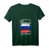 Damen Russland Flagge T-Shirt mit V-Ausschnitt – Perfektes Geschenk für Russland-Fans, Urlaub & Stolz auf russische Wurzeln