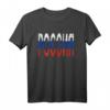 Russland T-Shirt mit Flagge – Reise-Urlaub, Transsibirische Eisenbahn & Russische Kultur für Stolze Russen