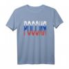 Russland T-Shirt mit Flagge – Reise-Urlaub, Transsibirische Eisenbahn & Russische Kultur für Stolze Russen
