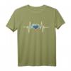 Russische Herzschlag EKG T-Shirt mit Flagge – Patriotisches Geschenk für Russlandfans, Damen & Herren