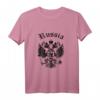 Russia T-Shirt Russland Bekleidung für Damen & Herren - Retro Vintage Look mit Fahne & Adler, Perfekt für Patrioten & Russland Fans