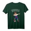 Dabbing Fußball Junge mit Russland Trikot - Kinder T-Shirt für russische Fußballfans, Geburtstag & Vereinsgeschenke