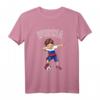 Dabbing Fußball Junge mit Russland Trikot - Kinder T-Shirt für russische Fußballfans, Geburtstag & Vereinsgeschenke