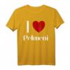 I Love Pelmeni T-Shirt – Lustiges Russland Motiv für Fans russischer Küche, Kultur und Tradition, Perfekt als Geschenk zu Geburtstag und Weihnachten