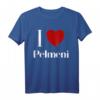 I Love Pelmeni T-Shirt – Lustiges Russland Motiv für Fans russischer Küche, Kultur und Tradition, Perfekt als Geschenk zu Geburtstag und Weihnachten