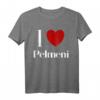 I Love Pelmeni T-Shirt – Lustiges Russland Motiv für Fans russischer Küche, Kultur und Tradition, Perfekt als Geschenk zu Geburtstag und Weihnachten