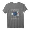 First In Space Astronaut Russland Weltall Raumfahrt T-Shirt – Lustiges Propaganda Motiv für Raumfahrtfans und Russland Enthusiasten