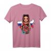 Russland-Flagge Russland Matryoshka CCCP Putin Geschenk T-Shirt – Lustiges Heimatliebe-Shirt für Russlandfans, Geburtstags- und Feiertagsgeschenk
