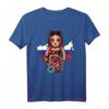 Russland-Flagge Russland Matryoshka CCCP Putin Geschenk T-Shirt – Lustiges Heimatliebe-Shirt für Russlandfans, Geburtstags- und Feiertagsgeschenk
