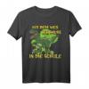 Aus Dem Weg Ich Muss In Die Schule T-Rex Dino Einschulung T-Shirt – Lustiges Geschenk für Erstklässler, Schulanfang 2023 & Schultüte Zubehör