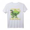 Aus Dem Weg Ich Muss In Die Schule T-Rex Dino Einschulung T-Shirt – Lustiges Geschenk für Erstklässler, Schulanfang 2023 & Schultüte Zubehör