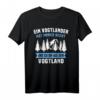 Vogtländer Sachsen Geschenk T-Shirt mit Lustigem Spruch - Regionales Souvenir, Wandern & Natur, Perfekt für Papa, Opa & Wanderfans