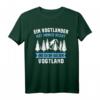 Vogtländer Sachsen Geschenk T-Shirt mit Lustigem Spruch - Regionales Souvenir, Wandern & Natur, Perfekt für Papa, Opa & Wanderfans