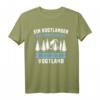 Vogtländer Sachsen Geschenk T-Shirt mit Lustigem Spruch - Regionales Souvenir, Wandern & Natur, Perfekt für Papa, Opa & Wanderfans