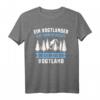 Vogtländer Sachsen Geschenk T-Shirt mit Lustigem Spruch - Regionales Souvenir, Wandern & Natur, Perfekt für Papa, Opa & Wanderfans