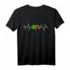 Sambia Heartbeat Flagge T-Shirt - Stolzes patriotisches Geschenk für Sambia-Liebhaber, Männer, Frauen, Kinder