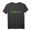 Sambia Heartbeat Flagge T-Shirt - Stolzes patriotisches Geschenk für Sambia-Liebhaber, Männer, Frauen, Kinder