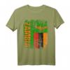 Sambia Flagge T-Shirt für Damen, Herren & Kinder - Klassisch geschnitten, doppelt genähter Saum