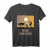 Kinder T-Shirt mit Löwe in Wildnis – Symbol für Freiheit und Stärke, Perfekt für Kinder, die sich selbst verwirklichen möchten
