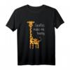 Giraffen Giraffes Make Me Happy T-Shirt – Lustiges Safari & Zoo Geschenk für Tierliebhaber, Geburtstag & Zoobesuch