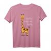 Giraffen Giraffes Make Me Happy T-Shirt – Lustiges Safari & Zoo Geschenk für Tierliebhaber, Geburtstag & Zoobesuch