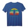 Schatzsucher Sondenänger Retro Sunset Herren T-Shirt – Perfektes Outfit für Metalldetektor-Enthusiasten und Schatzsucher