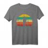 Schatzsucher Sondenänger Retro Sunset Herren T-Shirt – Perfektes Outfit für Metalldetektor-Enthusiasten und Schatzsucher
