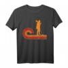 Retro Stil coinshooter Silhouette Schatzsuche T-Shirt – Vintage 70er Design & perfekte Geschenkidee für Schatzsucher