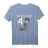 Kinder Piraten und Seeräuber T-Shirt – Perfektes Geschenk zum 4. Geburtstag für Mädchen und Jungen, Piratenabenteuer & Schatzsuche