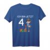 Kinder Piraten und Seeräuber T-Shirt – Perfektes Geschenk zum 4. Geburtstag für Mädchen und Jungen, Piratenabenteuer & Schatzsuche
