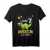 Kinder Dinosaurier T-Shirt zum 7. Geburtstag - Klassisch geschnitten, für Jungen und Mädchen, Dino Motiv