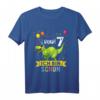 Kinder Dinosaurier T-Shirt zum 7. Geburtstag - Klassisch geschnitten, für Jungen und Mädchen, Dino Motiv