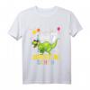Kinder Dinosaurier T-Shirt zum 7. Geburtstag - Klassisch geschnitten, für Jungen und Mädchen, Dino Motiv