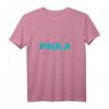 Paula - Schöner Name mit bunten Schmetterlingen T-Shirt, perfektes Geschenk für Geburtstage, Namenstag & Weihnachten für Frauen und Mädchen