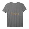 Damen Heissfrau mit Schmetterling in Gold - Sexy Hotwife T-Shirt mit V-Ausschnitt für HapKoala und besondere Anlässe