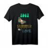 1967 Summer of Love Bunter Hippie Schmetterling T-Shirt - Vintage Festival & Boho Mode für Hippie-Fans & Festivals