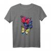 Schmetterling Aquarell Kunst T-Shirt - Liebevolle Geschenkidee für Natur- und Kunstliebhaber