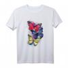Schmetterling Aquarell Kunst T-Shirt - Liebevolle Geschenkidee für Natur- und Kunstliebhaber