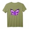 Lupus Bewusstseinsgeschenke, lila Schleife & Schmetterling T-Shirt – Unterstützen Sie Lupus-Krieger & steigern Sie das Bewusstsein