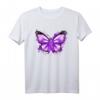 Lupus Bewusstseinsgeschenke, lila Schleife & Schmetterling T-Shirt – Unterstützen Sie Lupus-Krieger & steigern Sie das Bewusstsein