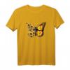 Sonnenblume und Schmetterling Glaube T-Shirt – Ideal für Naturliebhaber und Spirituelle