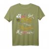 April Girl 1982 Sonnenblumen Schmetterlinge - HapKoala T-Shirt für Frauen, Mütter und Geburtstagsfeier-Deko