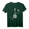 Mandolinen-Instrument mit schönen Schmetterlingen T-Shirt – Perfektes Geschenk für Musiker, Musikliebhaber und Schmetterlingsfans
