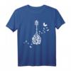 Mandolinen-Instrument mit schönen Schmetterlingen T-Shirt – Perfektes Geschenk für Musiker, Musikliebhaber und Schmetterlingsfans