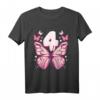 Kinder Geburtstag Mädchen 4 Jahre - Buntes Schmetterlinge & Nummer 4 T-Shirt, Perfekt zum vierten Geburtstag