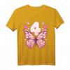 Kinder Geburtstag Mädchen 4 Jahre - Buntes Schmetterlinge & Nummer 4 T-Shirt, Perfekt zum vierten Geburtstag