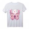 Kinder Geburtstag Mädchen 4 Jahre - Buntes Schmetterlinge & Nummer 4 T-Shirt, Perfekt zum vierten Geburtstag
