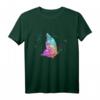Buntes Aquarell-Silhouette Schmetterling T-Shirt – Perfektes Geschenk für Naturliebhaber zu Geburtstag und Weihnachten
