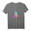 Buntes Aquarell-Silhouette Schmetterling T-Shirt – Perfektes Geschenk für Naturliebhaber zu Geburtstag und Weihnachten